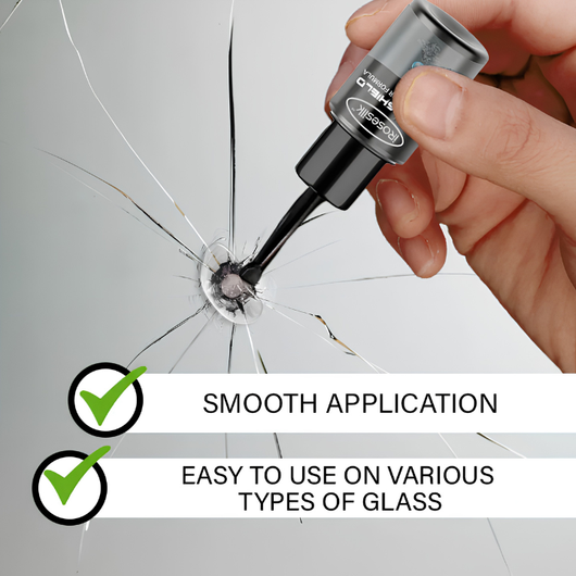 Smooth application on various types of glass